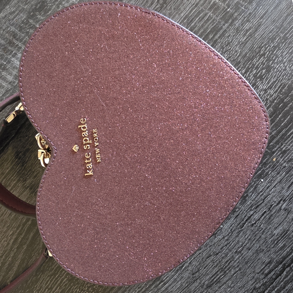 Kate Spade Glitter Heart Mini Bag - Pink